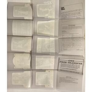 VINTAGE 1976 Super Values Classic Rock Iron On Heat Transfers 4.5 Mint Condition